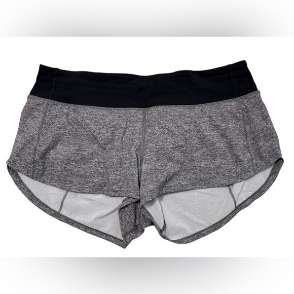 Lululemon Speed Up Short *2.5" in Heather Lux Multi Black / Black - Picture 3 of 5